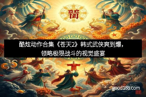 酷炫动作合集《苍天2》韩式武侠爽到爆，领略极限战斗的视觉盛宴